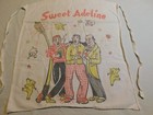 Vtg 1940 s 50s Apron Sweet Adeline Guys Drinking Tablecloth Chef Bbq Lil Piggies