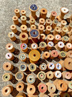 400 Vintage Empty Wooden Thread Spools Lot