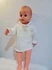 Rare-vintage 1950-60s Full Size Doll With Cradle Crowd Clothes 24 