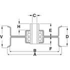 Stens 280-733 Flat Idler Husqvarna 589766102