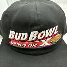 Vintage Nwt 1998 Bud Bowl San Diego Snapback Hat Budweiser Beer Football Nfl Ad