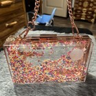 Plastic Diy Glitter Clutch
