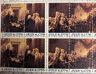 Vtg 1976 Usa 13c Declaration Of Independence Stamps Scott 1691-1694 Block 20 Mnh