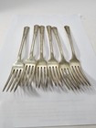 International Silver  Vintage Sterling Silver Forks  6    245 Grams Ttl