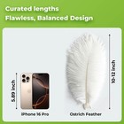 10 Pcs 1012 Inch Natural White Ostrich Feathers Bulk Wedding Party Decor Diy