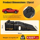 Ramps Low Profile Plastic Car Service Ramps 6 Ton Truck Vehicle - 2 Pack