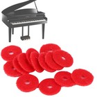 90pcs Piano Ring Gaskets Soft Wool Small Red Tuning Tool Accessories 1mm Thi Hr6