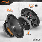 2x Prv 8  Midbass Speakers 8mb500 Pro Audio 8 Ohm 1000 Watts
