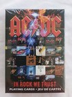 Ac dc In Rock We Trust Playing Cards 52 Card Deck Licensed