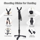 Fooletu Shooting Stick Monopod Hunting Tripod Rotating U Yoke For Rifle Tripod