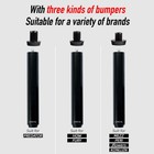 Crical Pool Cue Extension Metal W  3 Bumpers - 2 3 4 8 Inch Quick Release