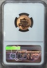 2019 W Ngc Pf70 Rd Reverse Proof Lincoln Shield Cent - Fdoi - Bass Signed