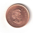 2003-plain Canada Brilliant Uncirculated One Cent Ne Qeii And Maple Leaf Coin 