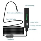  Borescope Endoscope Snake Inspection Camera 5m 8led Wifi For Iphone Android Ios