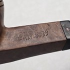 Vintage Dr Plumb Tobacco Pipe Brown Imported Briar Wood Flat Grip England