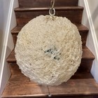 Vintage 60s Multi-color Acrylic Spaghetti Rock Candy Swag Lamp Mid Century Mcm