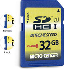 32gb Sdhc Flash Memory Card Standard Full Size Sd Card  2 Pack 