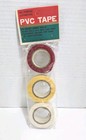 Vintage Kmart Nos Pvc Tape All Purpose Automotive 3 Multi Colors Taiwan Prop 