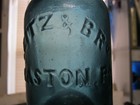  killer Soda  1850 s iron Pontiled cobalt Blue seitz   Bro Easton   Pa  