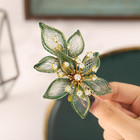 Flower Bridal Hair Clip Rhinestone Bride Wedding Hair Piece Crystal Hair Barr   