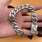 Men s 925 Silver Bracelet  Length 8 6 Inches