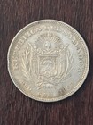 1908 El Salvador Peso  Silver 90 