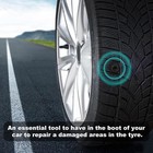 100pcs Car Vacuum Tire Repair Nail Rubber Screw Nails   Screwdriver Set With Box