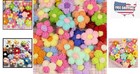 Colorful 1 5  Handmade Crochet Flowers For Sewing   Craft Projects - 30 Pack