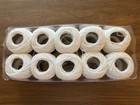 Crochet embroidery Thread Cotton Yarn White - Set Of 10 Rolls