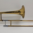 Bundy Trombone Vincent Bach Brass Gold Finish Parts Repair Vintage