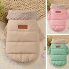Winter Pet Clothes Jacket Thick Warm Puppy Dogs Coat Outfits With Fur Collar