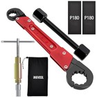 6 Pcs Plumbing Tools Kit With Angle Stop Wrench   1 2-inch Compression 1 Set