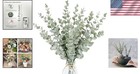 Artificial Eucalyptus Stems 18 Pcs For Home Office Wedding Decor Natural Look
