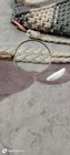 Antique Brass Magnifying Glass  5 Inch  20x Handheld Reader