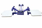 4 Color 2 Station Screen Printing Machine T Shirt Press Printer Free Set Board