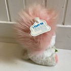 Vintage Dakin Plush Frou Frou 1982 Pink Nature Babies Fluffy Hair W  Rose 10 