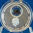 2017 Mission To Mars 1 Oz    999 Silver  2 Niue Colorized Coin In Capsule