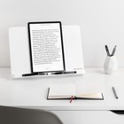 Bamboo Book Stand Handsfree Reading Recipe Cookbook Tablet Holder With 2 Adjusta