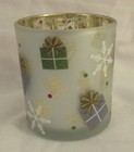 Yankee Candle Votive Tea Light Holder Vtl h Holiday Presents Mirrored Frosted