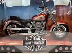 1999 Mattel Barbie Harley Davidson Fat Boy Motorcycle Orange silver 26132 Nib