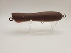 Vintage Antique Wooden Fishing Lure 4 25  Brown Darter Homemade Stan Gibs Style