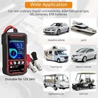 Battery Charge Tester 24v 12v Car Battery Tester 100-2000 Cca Battery Analyzer
