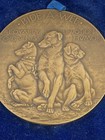 Bide A Wee Bronze Medallic Art 1930 s Animal Rescue Medal W  Box Laura Gardin