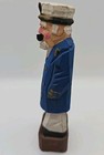 Vintage Hand Carved Wooden Folk Art Sea Ship Captain 6    