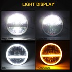 7 inch Round Led Headlight High-low Beam For Chevrolet Chevy Ii nova 1969-79 Drl