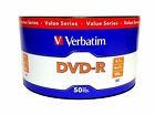 10 Verbatim Blank Dvd-r Dvdr 16x 4 7gb Logo Branded Media Disc In Paper Sleeves