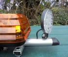 2ft  60cm  Amber Recovery Beacon Bar With Twin Worklights And Control - Bolt On