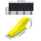 Micro Sander Tool Mini Handle Sanding Block Sandpaper For Diy  Wood  Metal