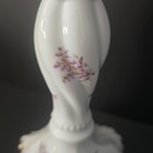 Kpm Mark German 1800s Antique Gold Swirl Candlestick Fine Porcelain B6