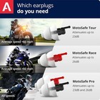 Alpine Motosafe Pro - Premium Motorcycle Ear Plugs For Wind Noise